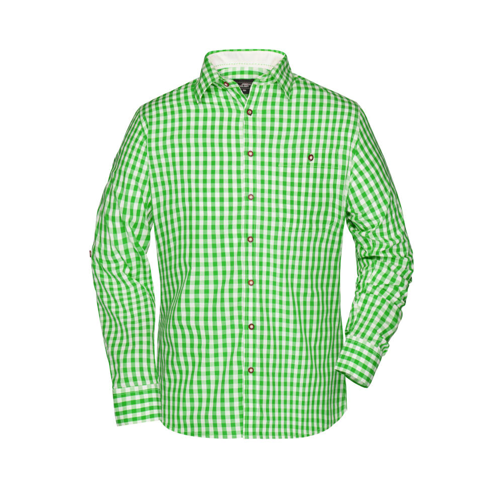 Men's Traditional Shirt - Damenbluse und Herrenhemd im klassischen Trachtenlook