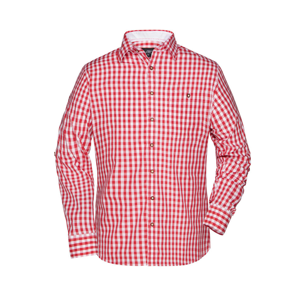 Men's Traditional Shirt - Damenbluse und Herrenhemd im klassischen Trachtenlook