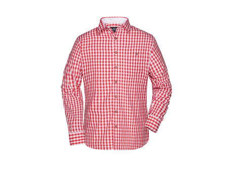 Men's Traditional Shirt - Damenbluse und Herrenhemd im klassischen Trachtenlook