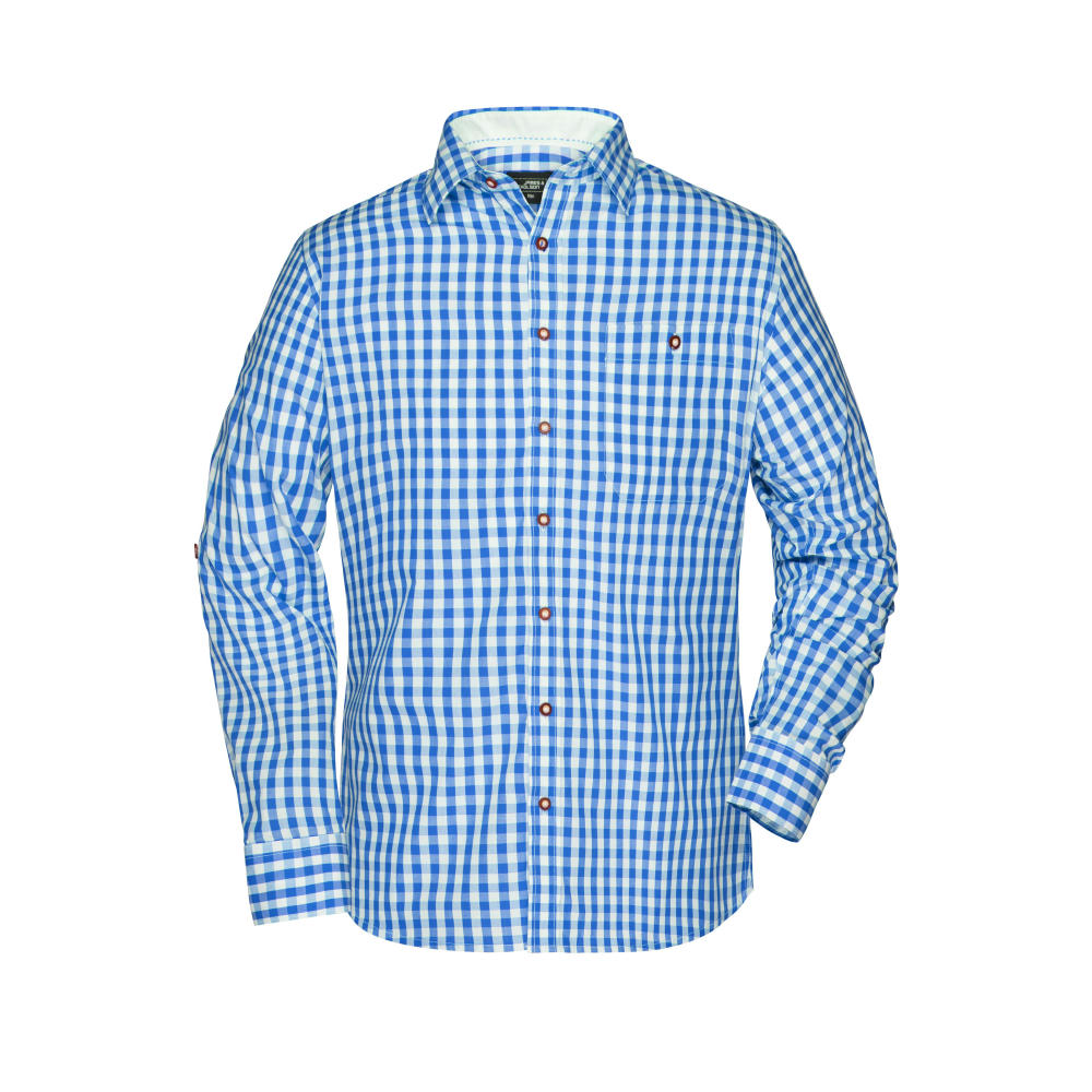 Men's Traditional Shirt - Damenbluse und Herrenhemd im klassischen Trachtenlook