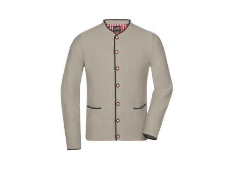 Men's Traditional Knitted Jacket-Strickjacke im klassischen Trachtenlook