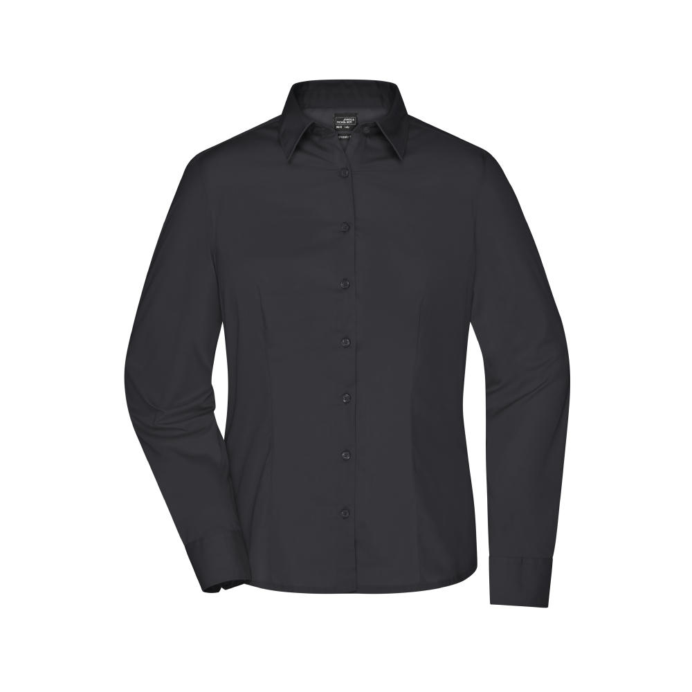 Ladies' Business Shirt Long-Sleeved - Klassisches Shirt aus strapazierfähigem Mischgewebe