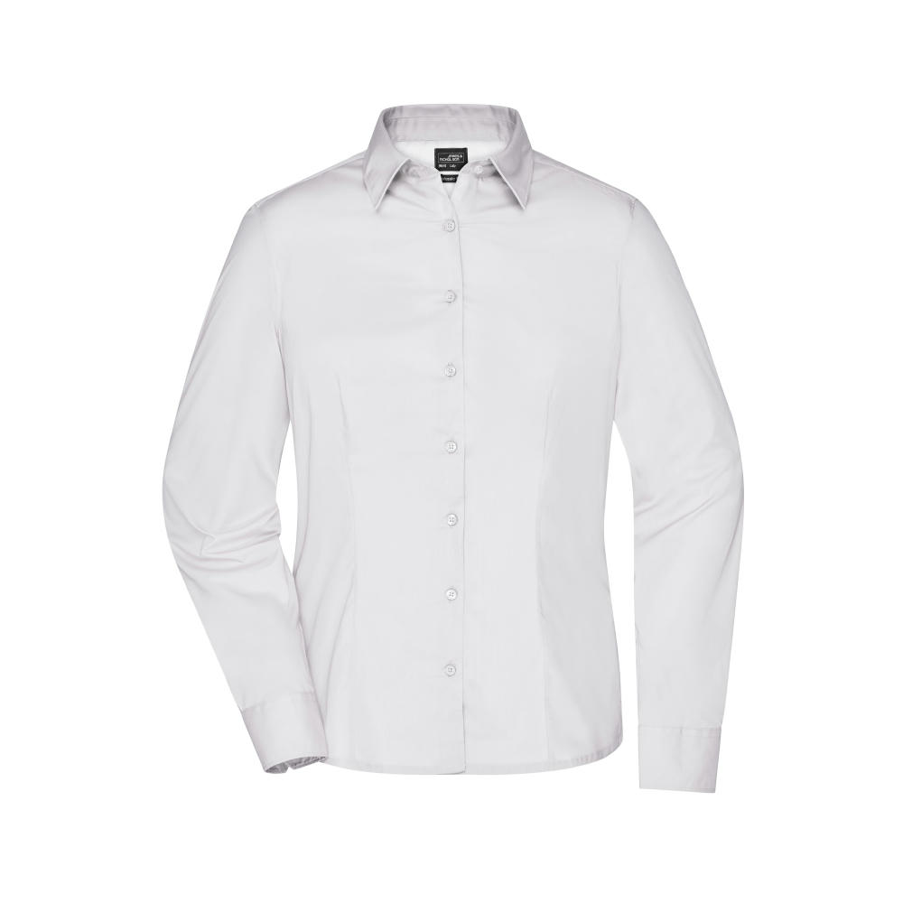 Ladies' Business Shirt Long-Sleeved-Klassisches Shirt aus strapazierfähigem Mischgewebe