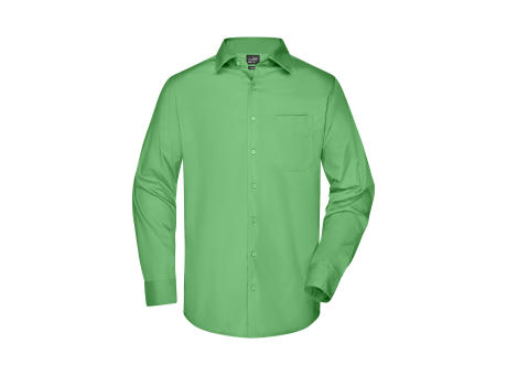 Men's Business Shirt Long-Sleeved-Klassisches Shirt aus strapazierfähigem Mischgewebe