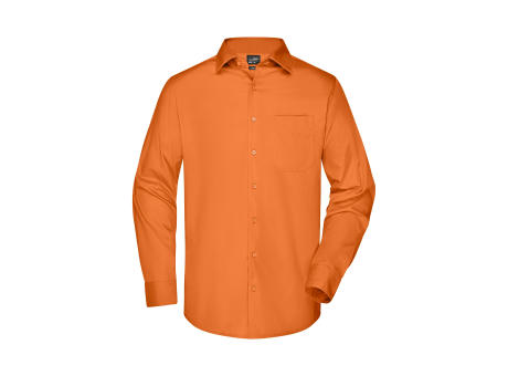 Men's Business Shirt Long-Sleeved-Klassisches Shirt aus strapazierfähigem Mischgewebe