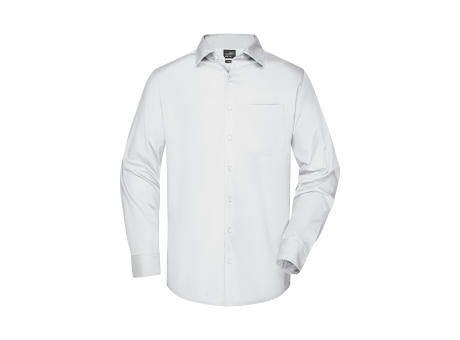 Men's Business Shirt Long-Sleeved-Klassisches Shirt aus strapazierfähigem Mischgewebe