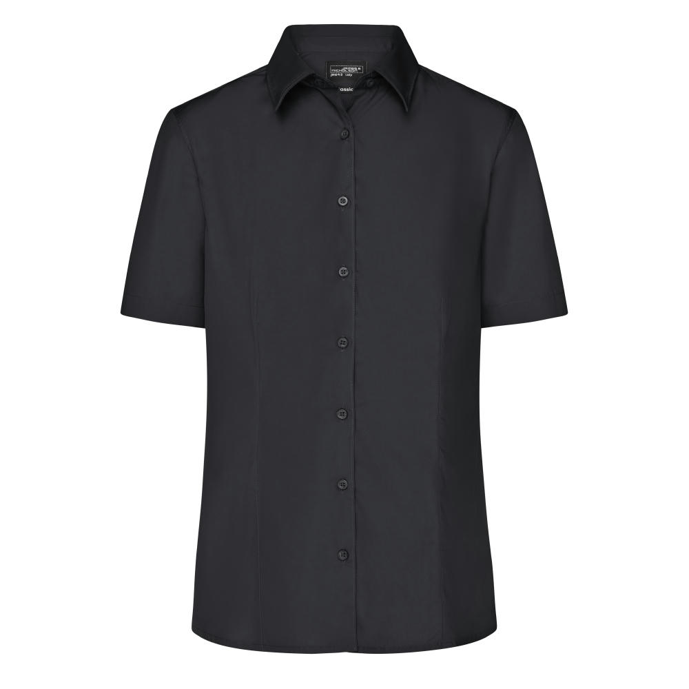 Ladies' Business Shirt Short-Sleeved - Klassisches Shirt aus strapazierfähigem Mischgewebe