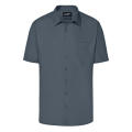 Men's Business Shirt Short-Sleeved - Klassisches Shirt aus strapazierfähigem Mischgewebe
