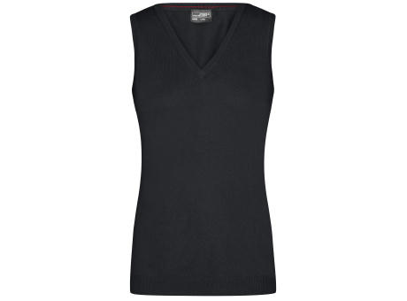 Ladies' V-Neck Pullunder-Klassischer Baumwoll-Pullunder