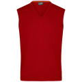 Men's V-Neck Pullunder - Klassischer Baumwoll-Pullunder