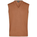 Men's V-Neck Pullunder - Klassischer Baumwoll-Pullunder
