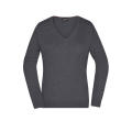 Ladies' V-Neck Pullover - Klassischer Baumwoll-Pullover
