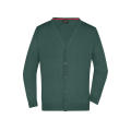 Men's V-Neck Cardigan - Klassische Baumwoll-Strickjacke