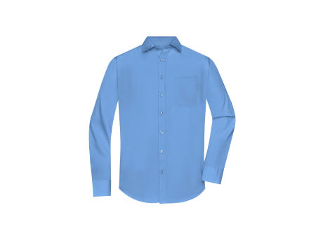 Men's Shirt Longsleeve Poplin-Klassisches Shirt aus pflegeleichtem Mischgewebe