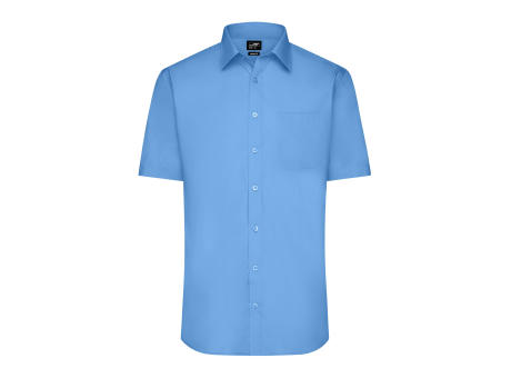 Men's Shirt Shortsleeve Poplin-Klassisches Shirt aus pflegeleichtem Mischgewebe