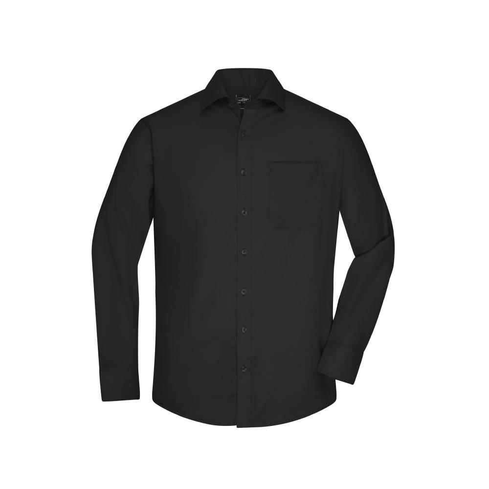 Men's Shirt Longsleeve Micro-Twill - Klassisches Shirt in pflegeleichter Baumwollqualität