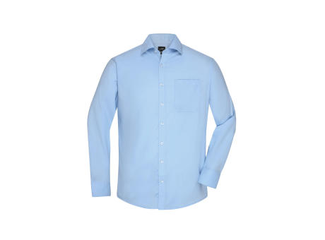 Men's Shirt Longsleeve Micro-Twill - Klassisches Shirt in pflegeleichter Baumwollqualität