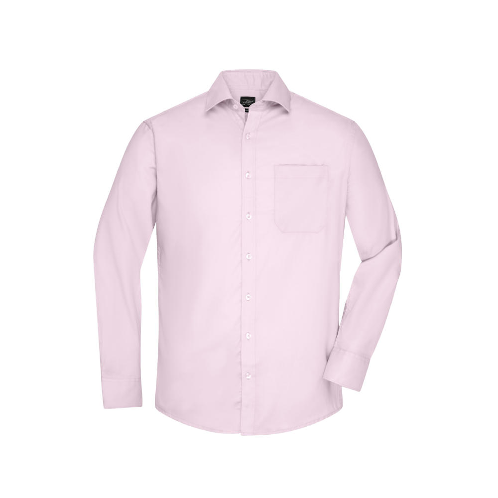 Men's Shirt Longsleeve Micro-Twill - Klassisches Shirt in pflegeleichter Baumwollqualität