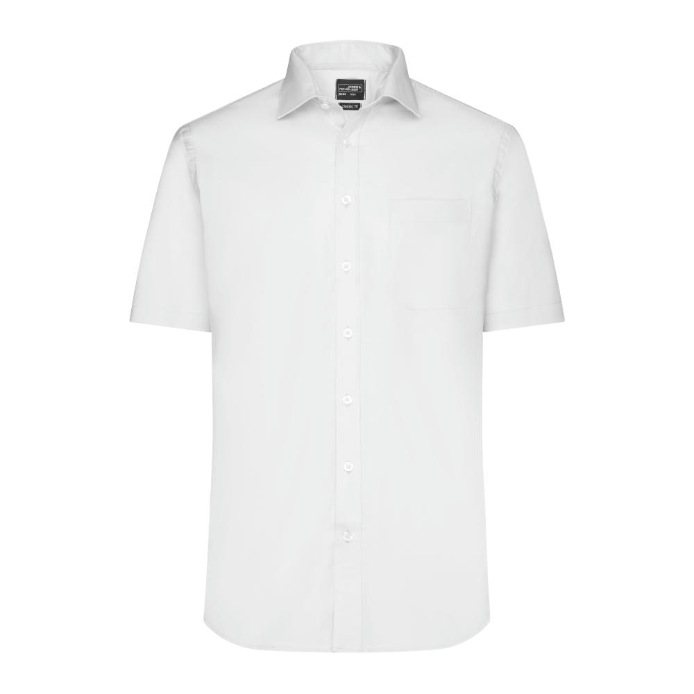 Men's Shirt Shortsleeve Micro-Twill - Klassisches Shirt in pflegeleichter Baumwollqualität