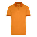 Men's Heather Polo - Melange Polo mit modischen Details