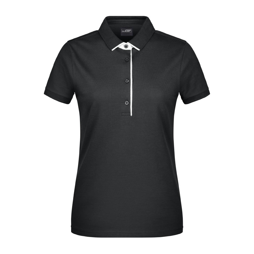 Ladies' Polo Single Stripe-Klassisches Polo mit Kontrastelementen