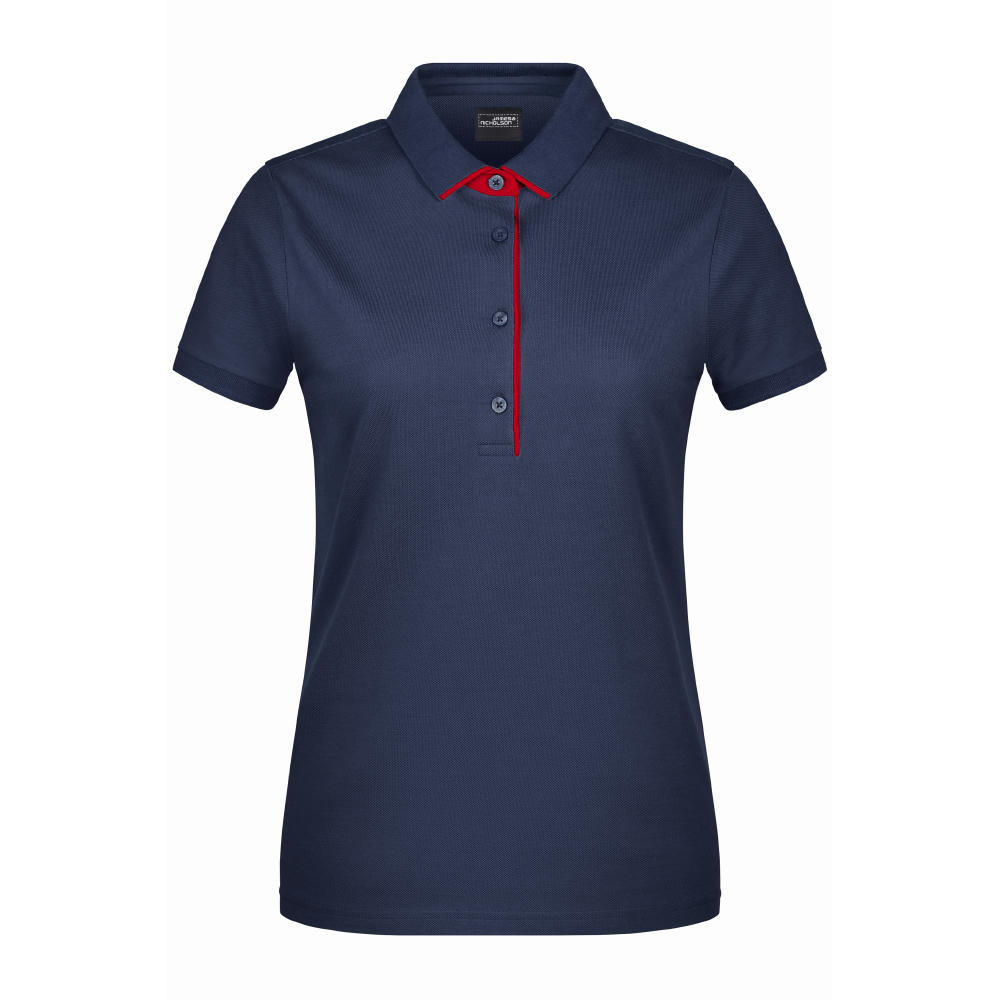 Ladies' Polo Single Stripe-Klassisches Polo mit Kontrastelementen