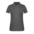 Ladies' Polo Stripe - Klassisches Polo mit Kontraststreifen