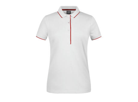 Ladies' Polo Stripe-Klassisches Polo mit Kontraststreifen