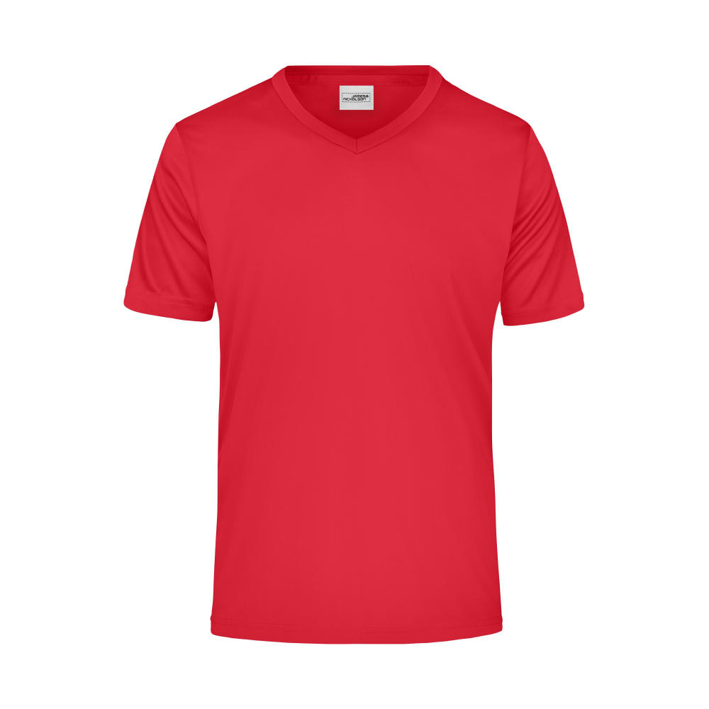 Men's Active-V-Funktions T-Shirt für Freizeit und Sport