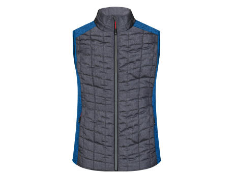 Ladies' Knitted Hybrid Vest-Weste im stylischen Materialmix