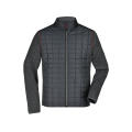 Men's Knitted Hybrid Jacket - Strickfleecejacke im stylischen Materialmix