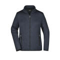Ladies' Knitted Fleece Jacket - Modische Strickfleece Jacke mit Stehkragen