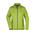 Ladies' Knitted Fleece Jacket - Modische Strickfleece Jacke mit Stehkragen