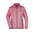 Ladies' Knitted Fleece Jacket - Modische Strickfleece Jacke mit Stehkragen
