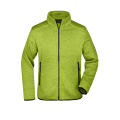 Men's Knitted Fleece Jacket - Modische Strickfleece Jacke mit Stehkragen