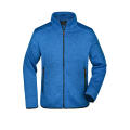 Men's Knitted Fleece Jacket - Modische Strickfleece Jacke mit Stehkragen