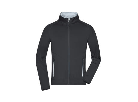 Men's Stretchfleece Jacket-Bi-elastische, körperbetonte Jacke im sportlichen Look