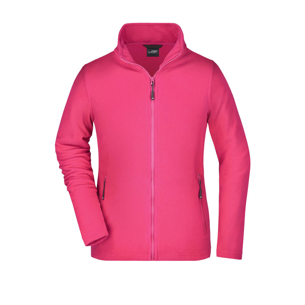 Ladies' Basic Fleece Jacket - Klassische Fleecejacke mit Stehkragen