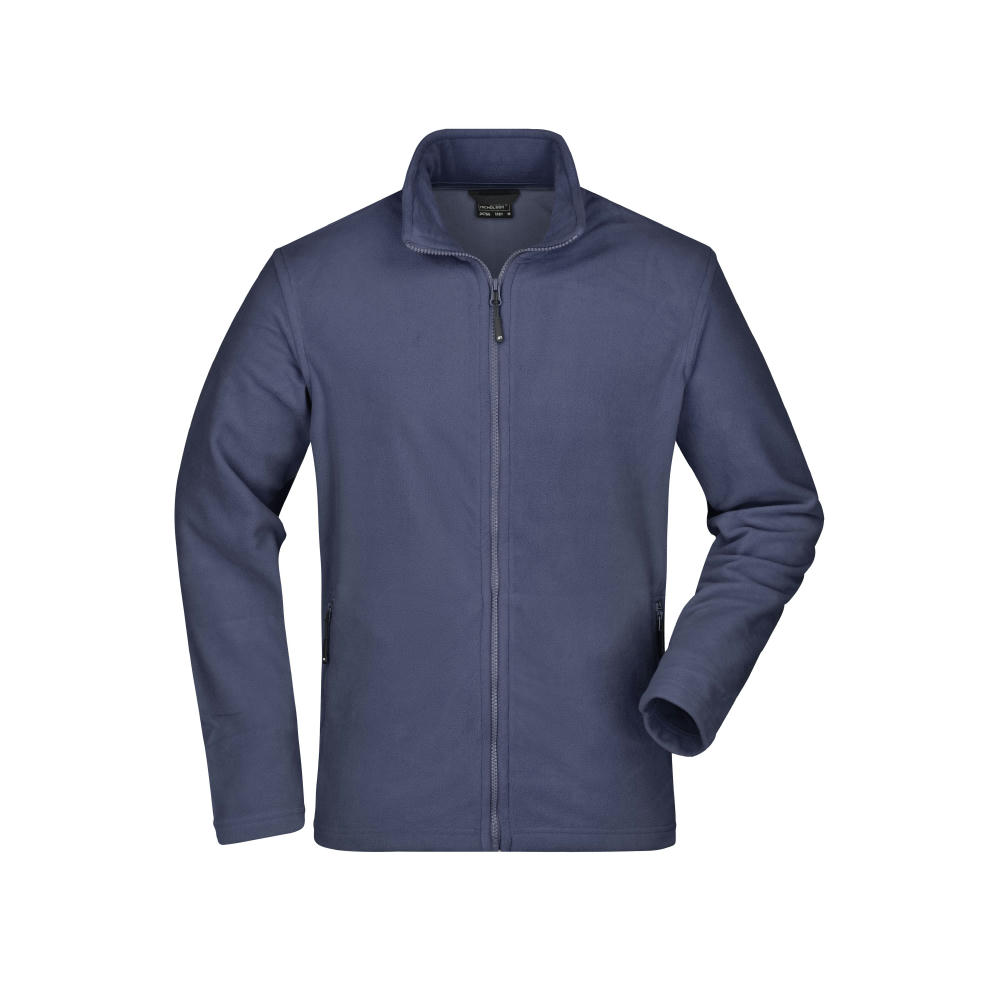 Men's Basic Fleece Jacket - Klassische Fleecejacke mit Stehkragen