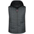 Men's Knitted Hybrid Vest-Weste im stylischen Materialmix