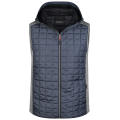 Men's Knitted Hybrid Vest - Weste im stylischen Materialmix