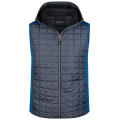 Men's Knitted Hybrid Vest - Weste im stylischen Materialmix