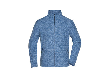 Men's Fleece Jacket-Fleecejacke in modischer Melange-Optik