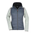 Ladies' Knitted Hybrid Jacket - Strickfleecejacke im stylischen Materialmix