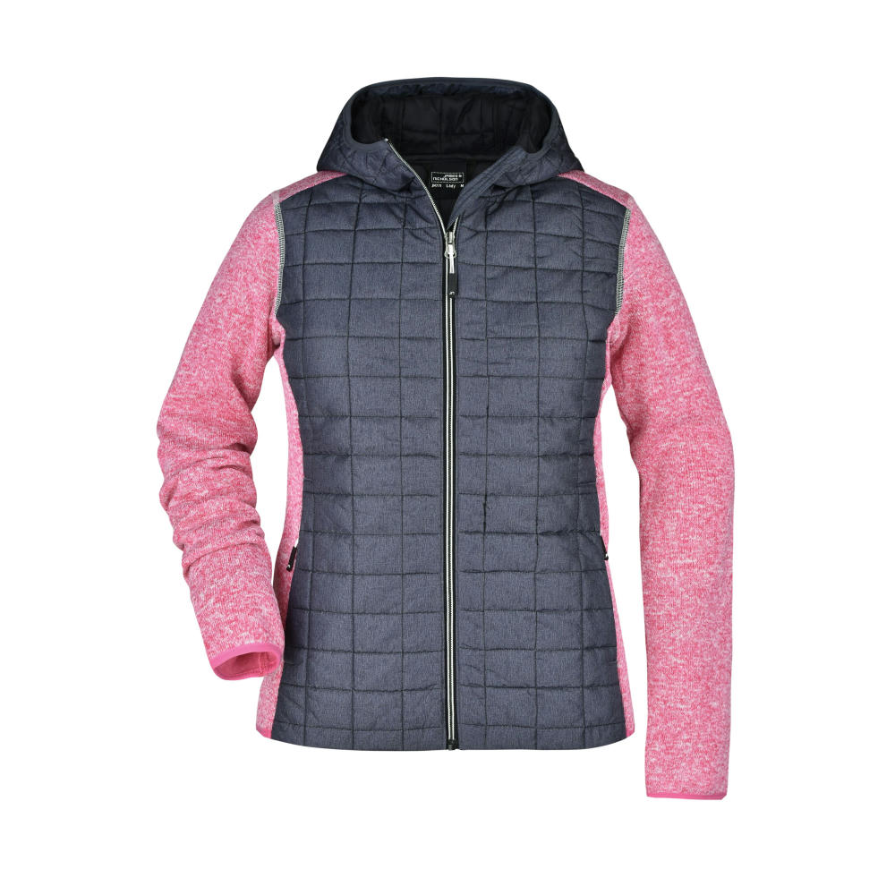 Ladies' Knitted Hybrid Jacket - Strickfleecejacke im stylischen Materialmix