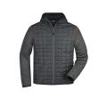 Men's Knitted Hybrid Jacket - Strickfleecejacke im stylischen Materialmix