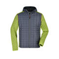 Men's Knitted Hybrid Jacket - Strickfleecejacke im stylischen Materialmix