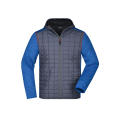 Men's Knitted Hybrid Jacket - Strickfleecejacke im stylischen Materialmix