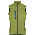 Men's Knitted Fleece Vest - Strickfleece Weste mit Stehkragen