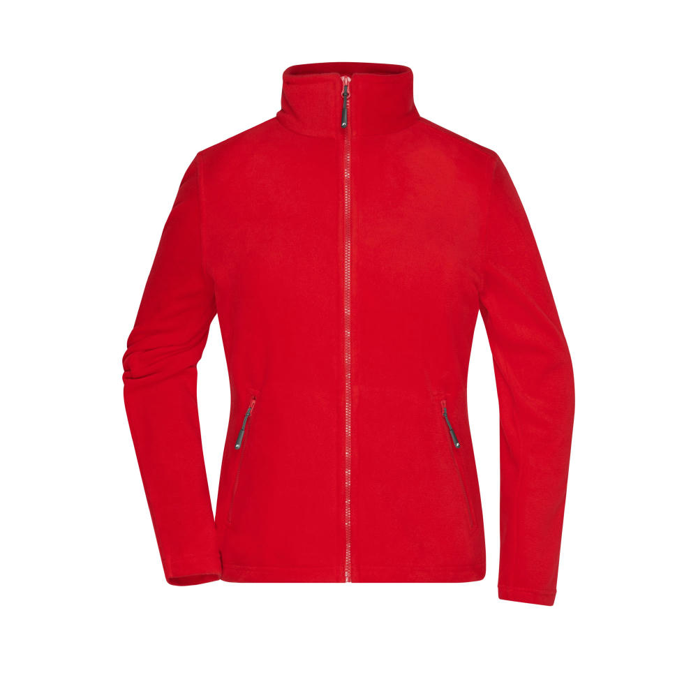 Ladies' Fleece Jacket-Fleecejacke mit Stehkragen im klassischen Design